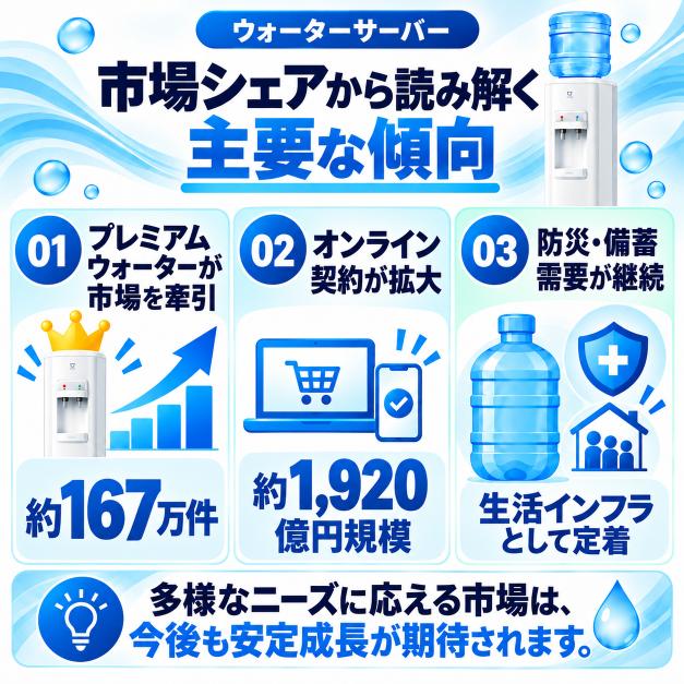 市場シェアから読み解く主要な傾向